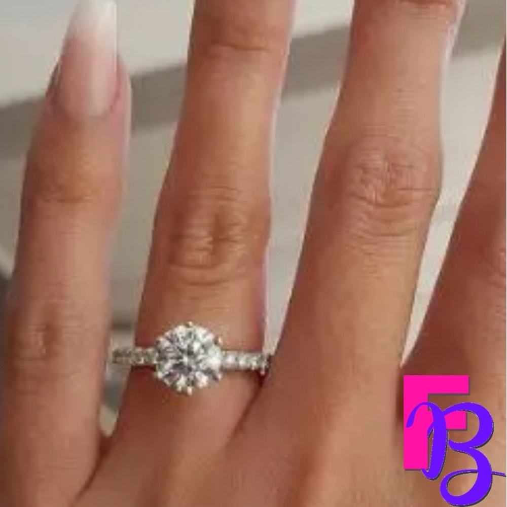 1 CT Engagement Ring - Picture 2 of 7